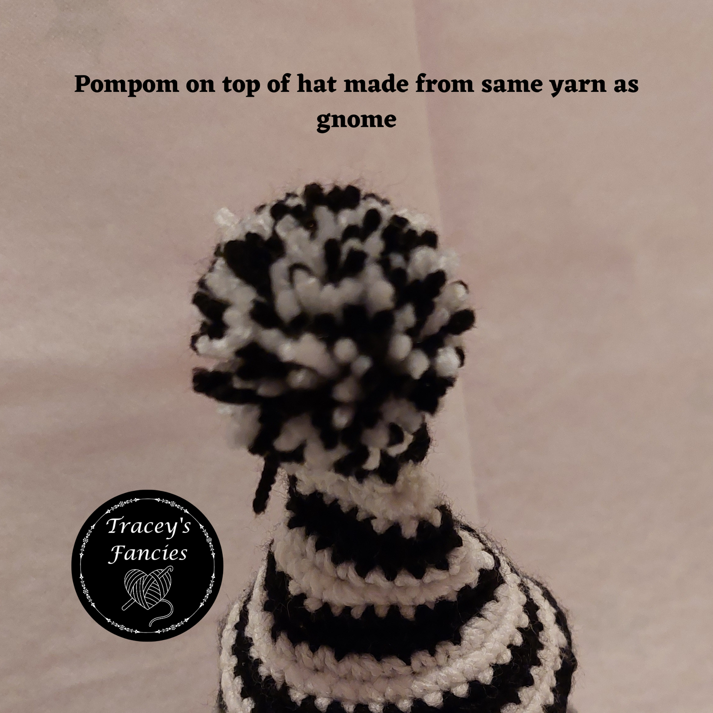 Black and white football gnome shelf sitter collectable